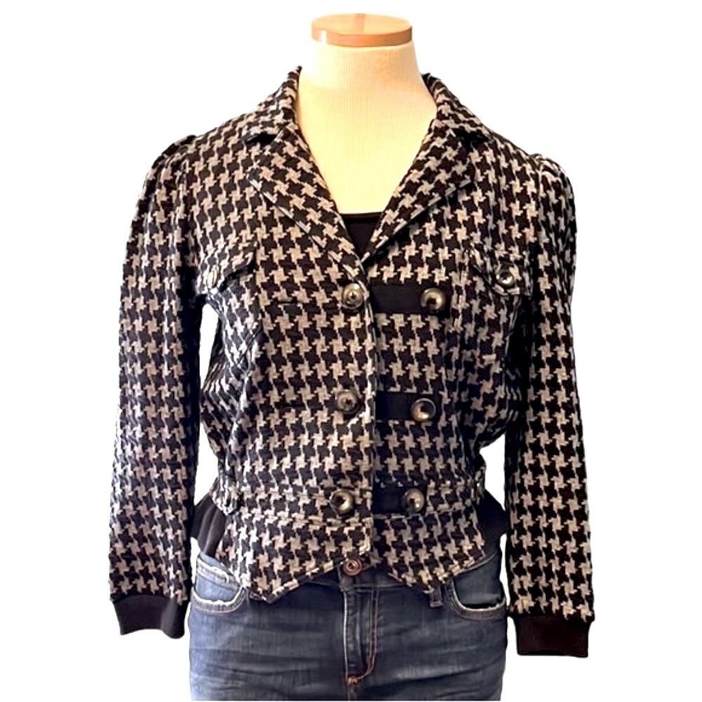 Marc by Marc Jacobs Houndstooth Print Jacket, XS